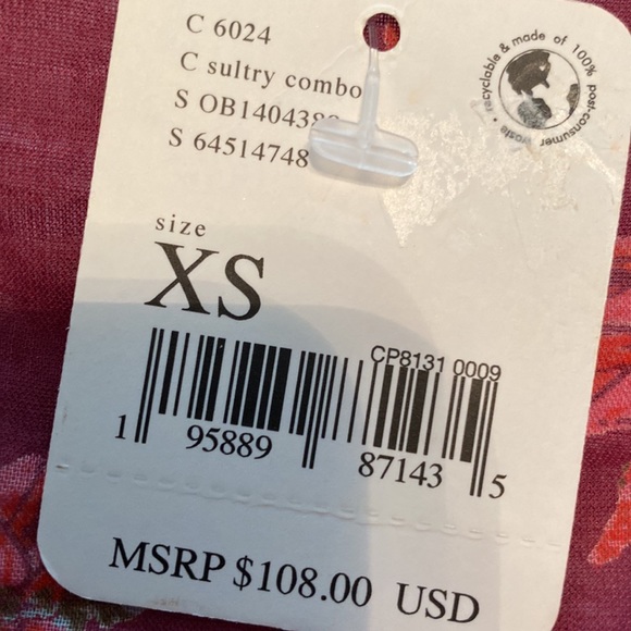 NWT Free People Amanda Floral Top - Picture 7 of 8